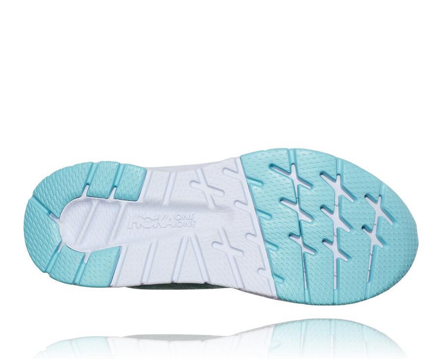 Hoka One One Bezecke Topanky Damske Modre/Biele - Cavu 3 - 06792-RBKP